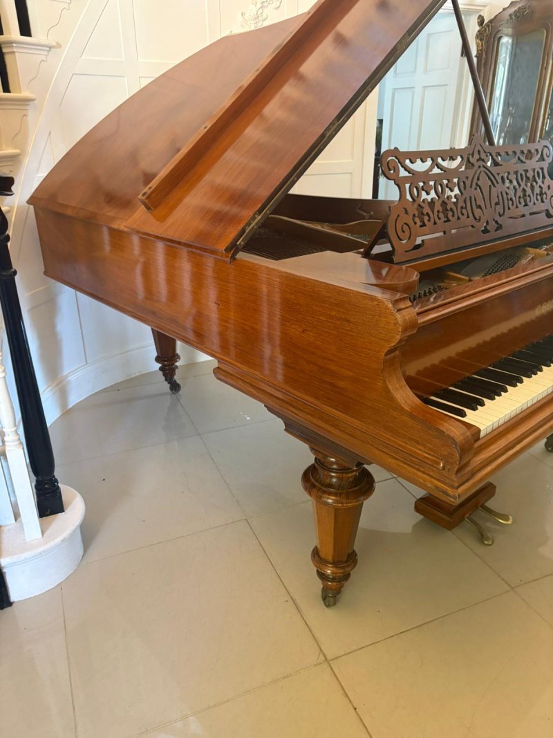 Exceptional Quality Antique C.Bechstein Victorian Rosewood Boudoir Grand Piano Model V (1898) - Image 5